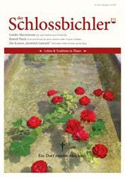 Brunnen mit Rosen als Titelbild der 41 Ausgabe Schlossbichler